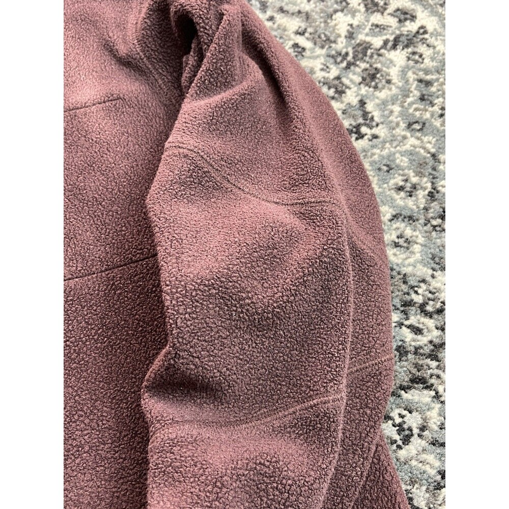 Vintage Mens Y2K Columbia Fleece Crewneck Sweatshirt Size Medium Maroon - Picture 9 of 9